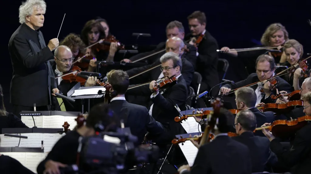Berlínská filharmonie v čele se Simonem Rattlem