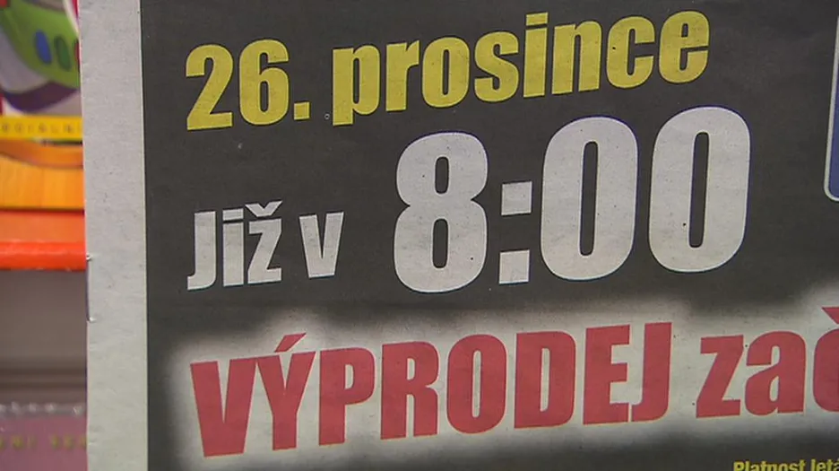 Letáky na výprodeje