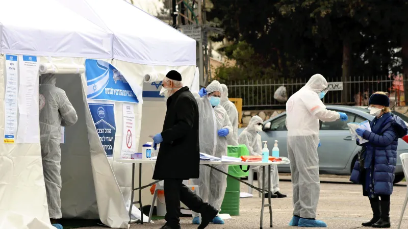 Speciální volební stany v Izraeli