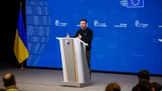 Ukrajinský prezident Volodymyr Zelenskyj v Bruselu