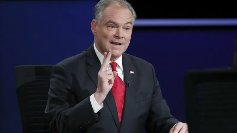 Kandidát demokratů Tim Kaine