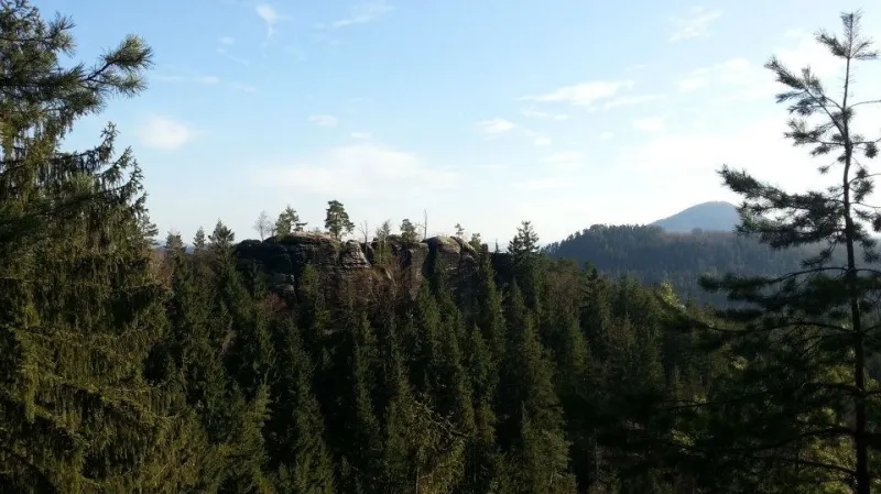 Šaunštejn od Malé Pravčické brány