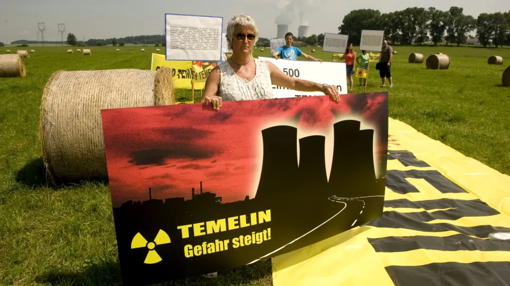 Protest proti Temelínu