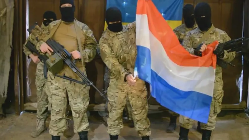 Záběr z propagandistického videa