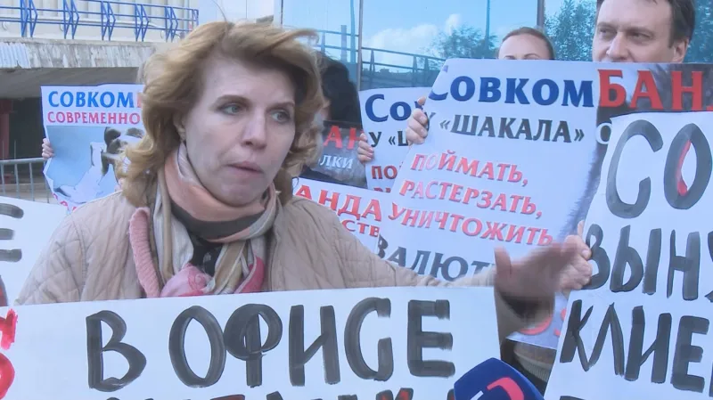 Olga Šopavalová drží kvůli jednání banky hladovku