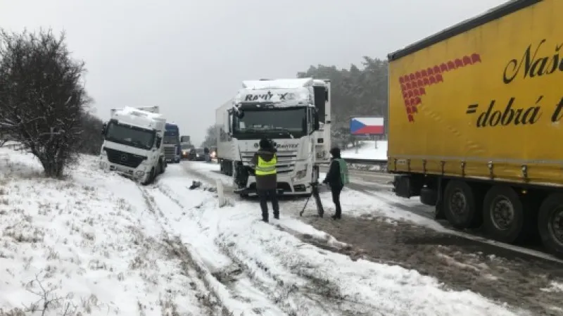 Dálnice D1 - 173. km Zdroj: Twitter Michala Cagaly