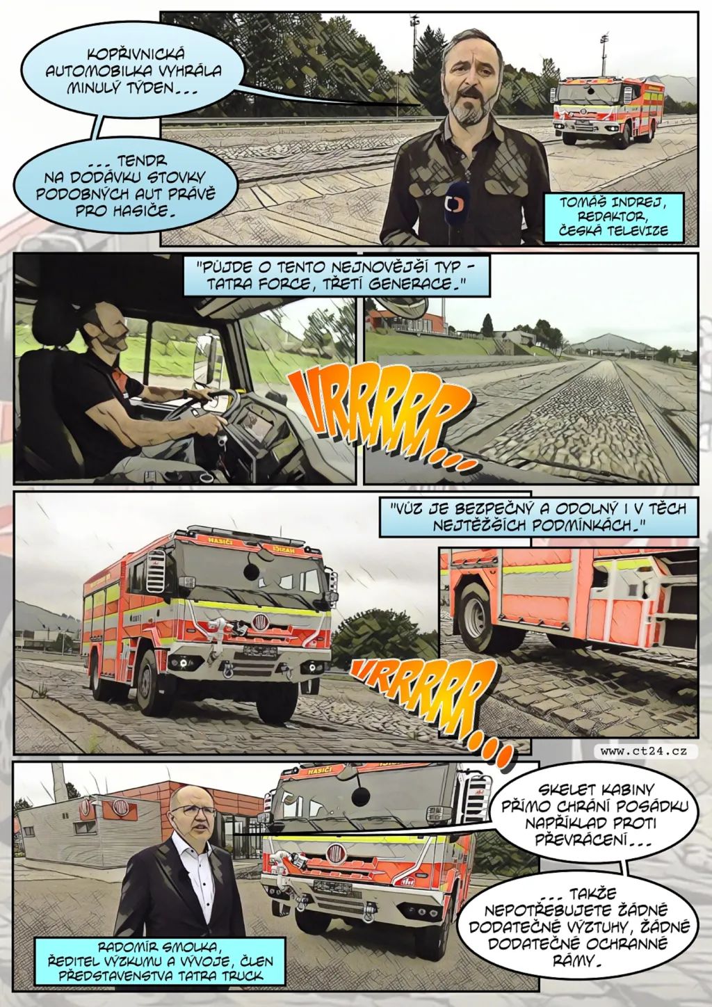 Hasiči získají nové vozy z Tatry Kopřivnice