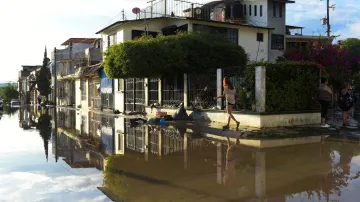 Silné deště sužují Mexiko