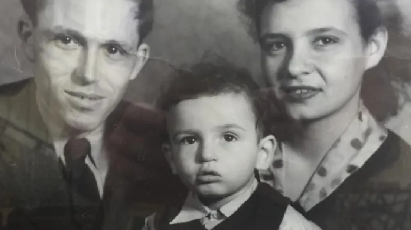 Michal Lion s rodiči