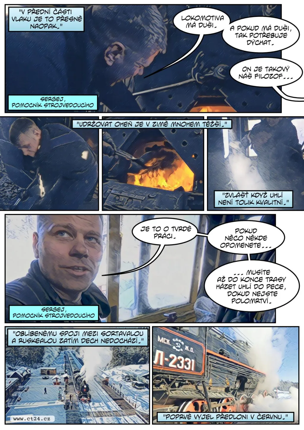 V Rusku táhnou retro vlaky