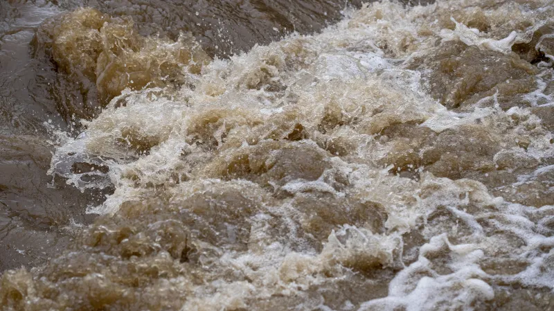 Rozvodněná Novohradka v Luži