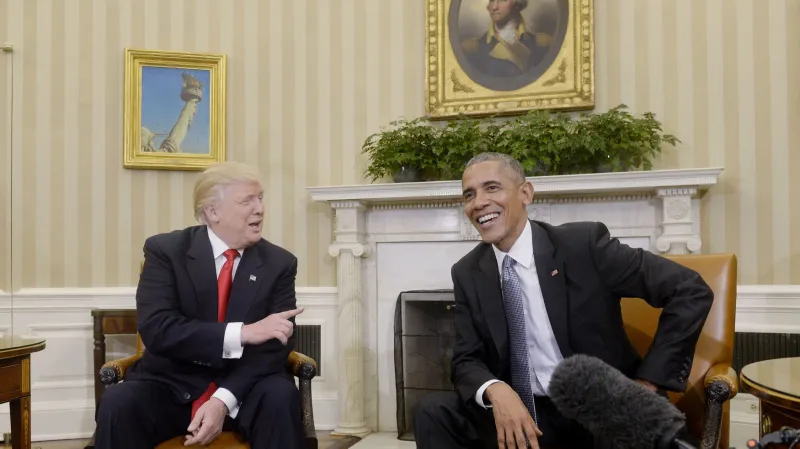 Prezident Obama a prezident Trump