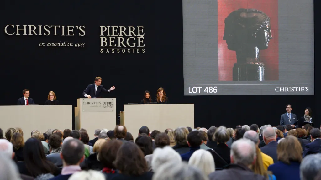 Aukce v síni Christie´s