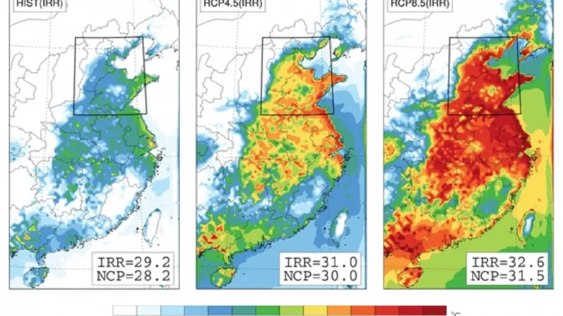 Predikce klimatického vývoje v Číně