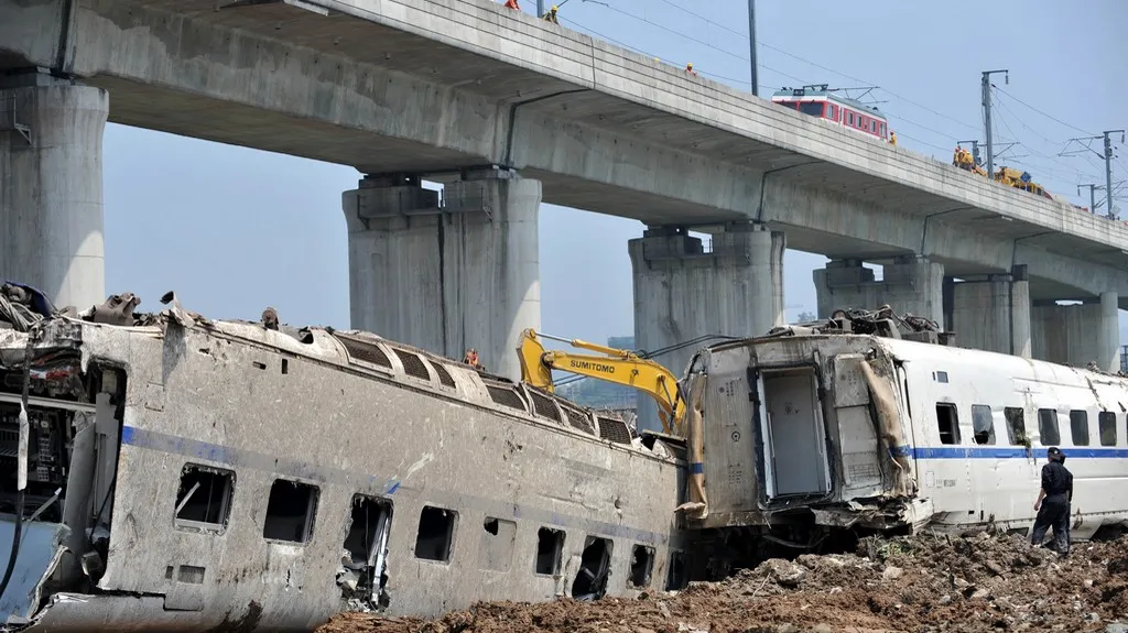 Vlakové neštěstí v Číně