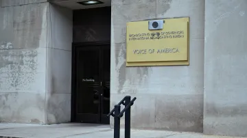 Budova rozhlasové stanice Hlas Ameriky