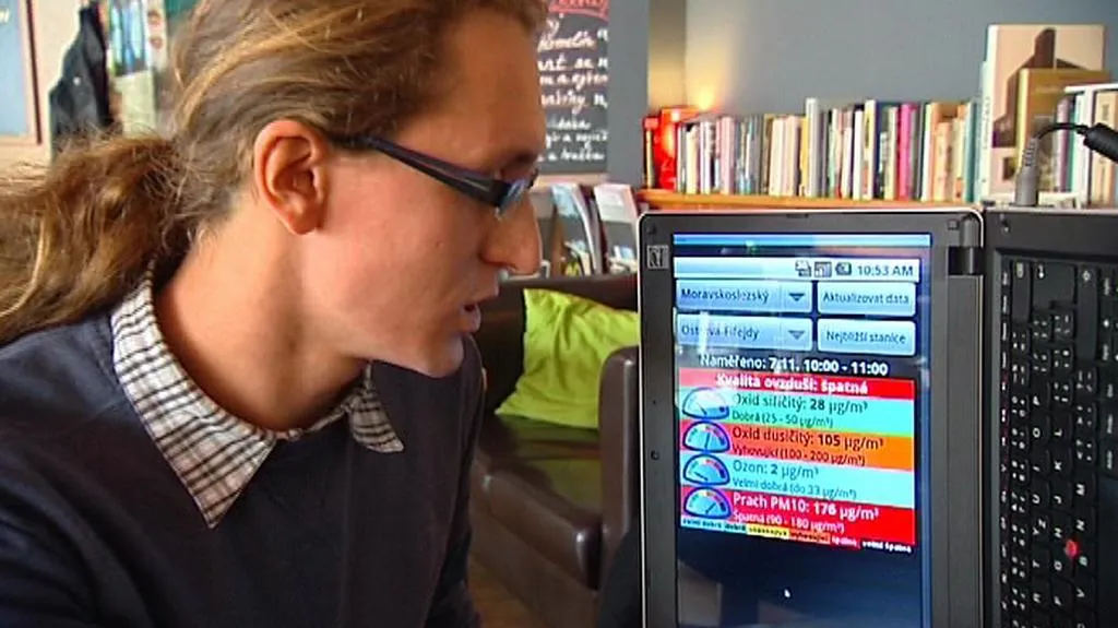 Mobilní aplikace informující o stavu smogu