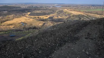 Heřmanická halda na snímku z března 2025