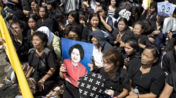 Pohřební průvod thajské princezny Galjani