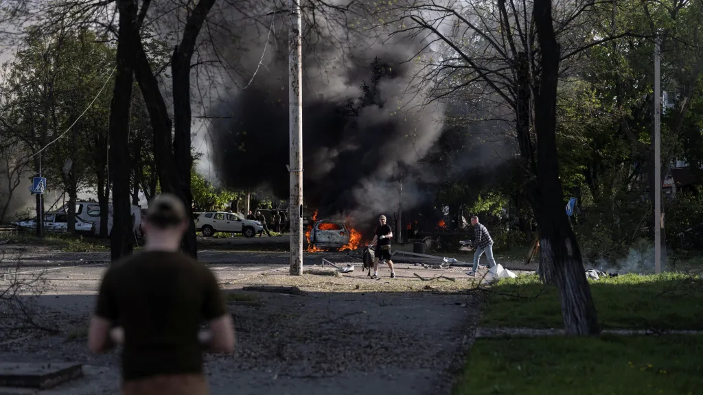 Následky ruského útoku na Kramatorsk, 5. 5. 2026