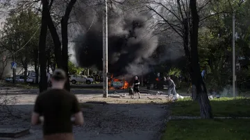 Následky ruského útoku na Kramatorsk, 5. 5. 2026