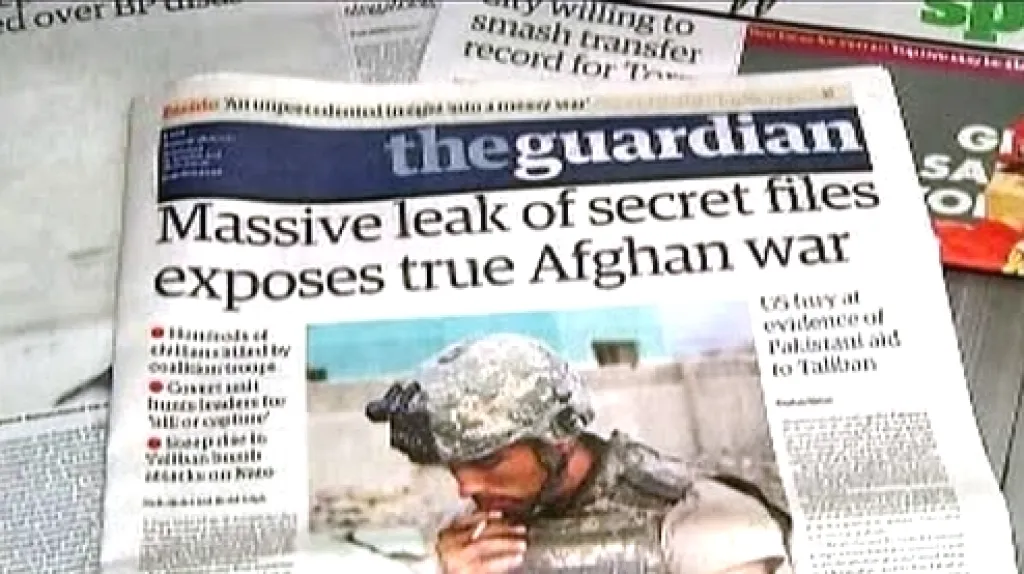 Tisk o úniku informací o Afghánistánu