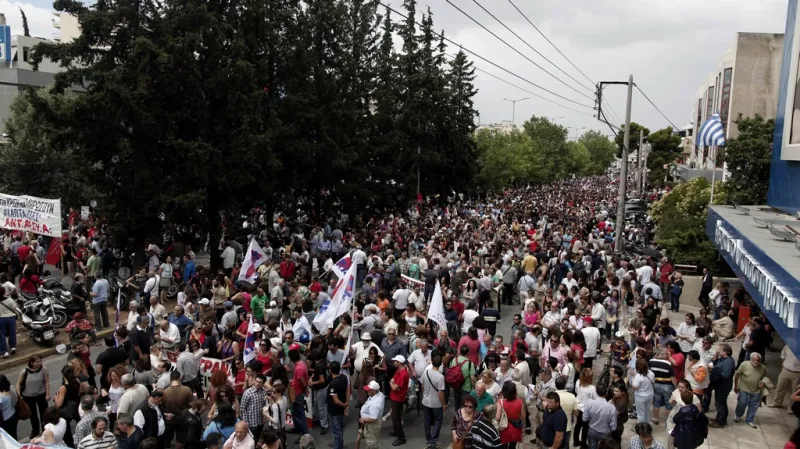 Demonstrace v Řecku