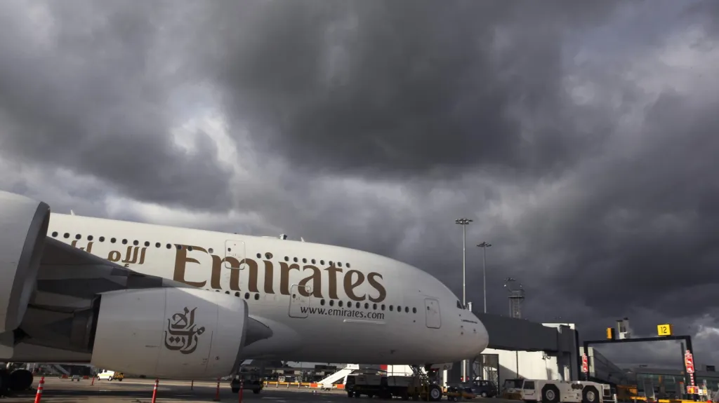 Letadlo společnosti Emirates