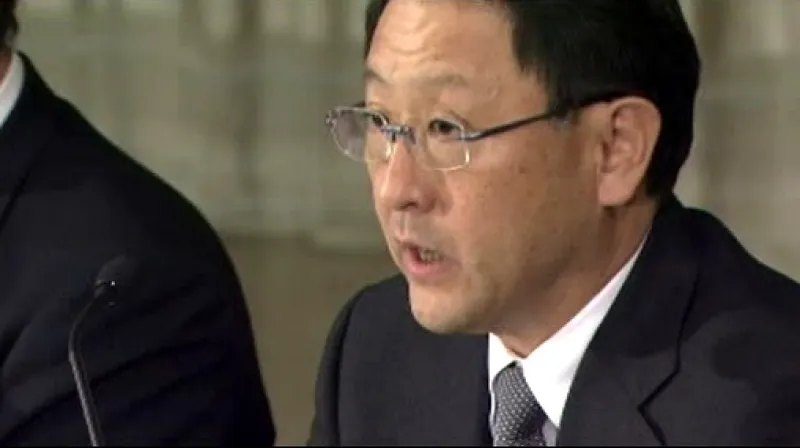 Prezident největší světové automobilky Akio Tojoda