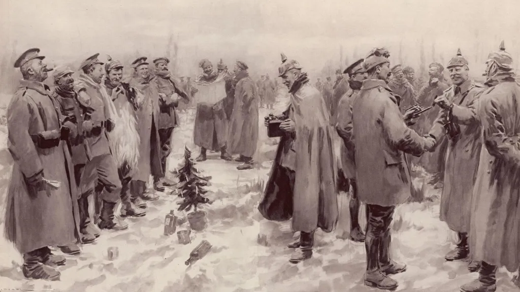 Vánoční příměří 1914, jak ho ukazoval britský tisk