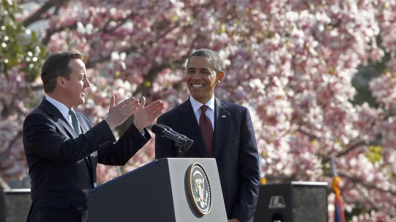 David Cameron a Barack Obama