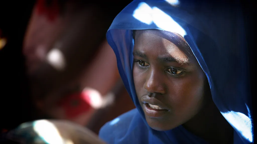 Mladá Súdánka, ilustrační foto