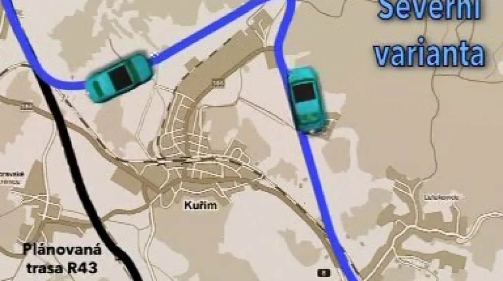 Severní varianta obchvatu Kuřimi