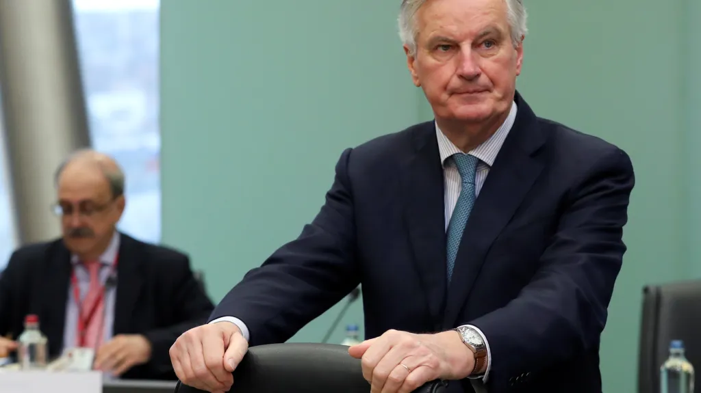 Hlavní unijní vyjednavač Michel Barnier