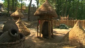 Etiopská vesnice ve zlínské zoo