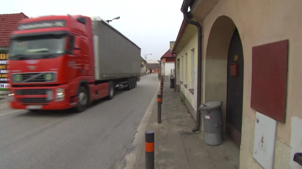 Kamionová doprava v Kardašově Řečici