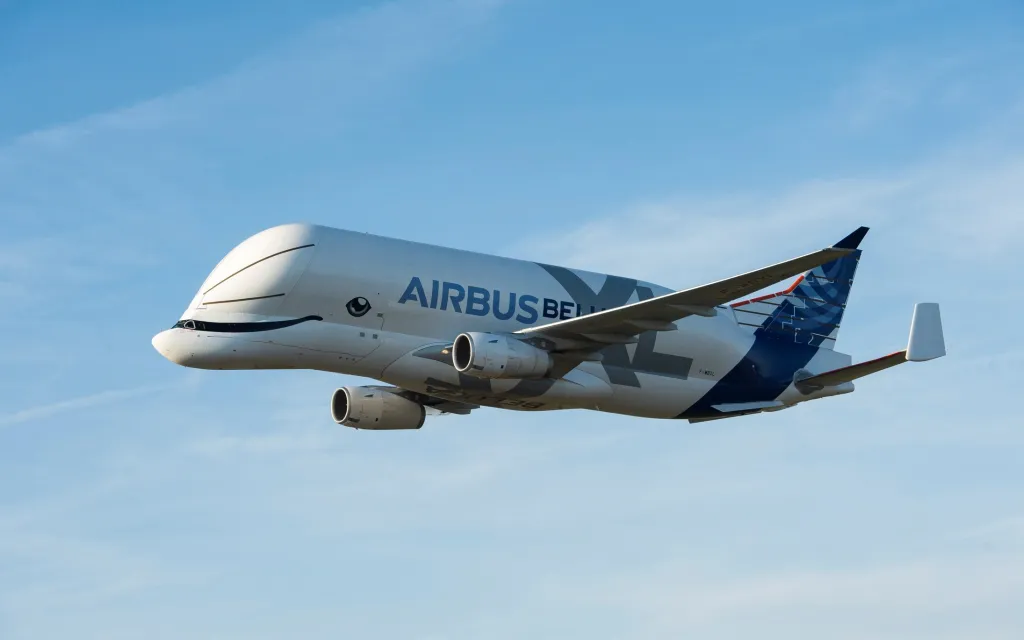 Jedním z nejzajímavějších strojů je Airbus A330-743L Beluga XL. Jeho vývoj a výroba stály miliardu eur
