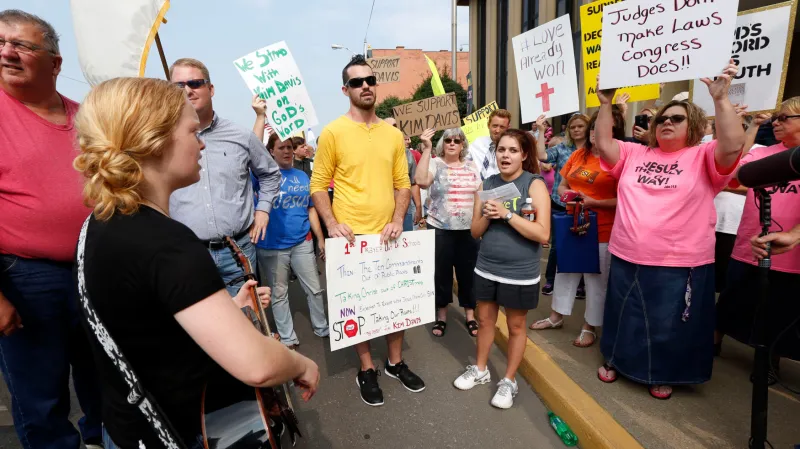Setkání podporovatelů stejnopohlavních sňatků