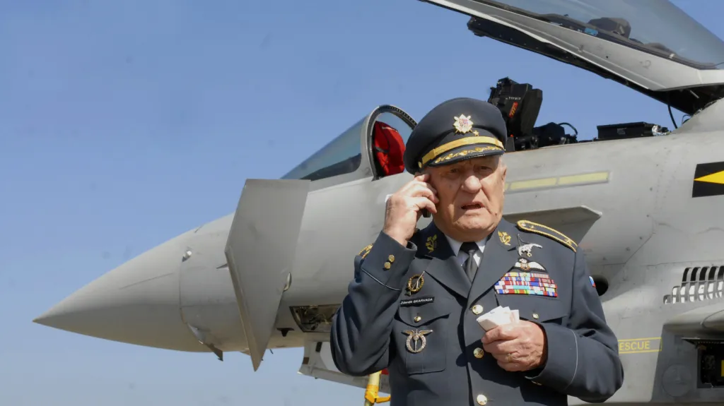 Bývalý pilot britského Královského letectva (RAF) Zdeněk Škarvada