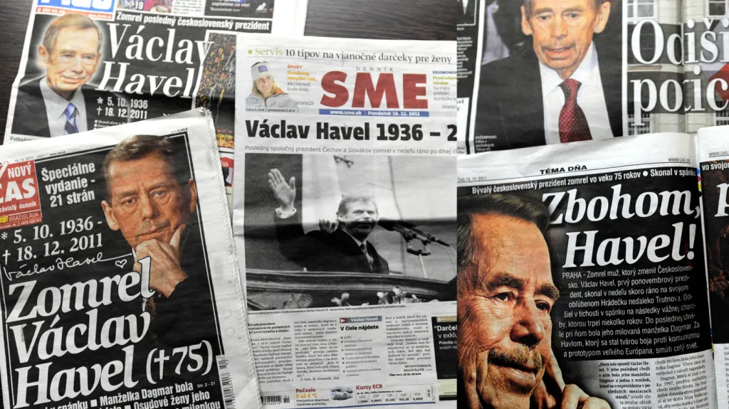 Slovenský tisk k úmrtí Václava Havla