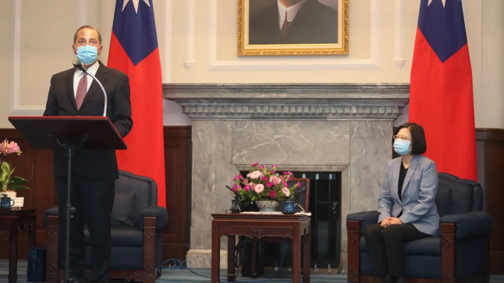 Americký ministr zdravotnictví Alex Azar navštívil Tchaj-wan