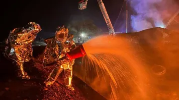 Hasiči likvidují následky ruského útoku v Oděské oblasti