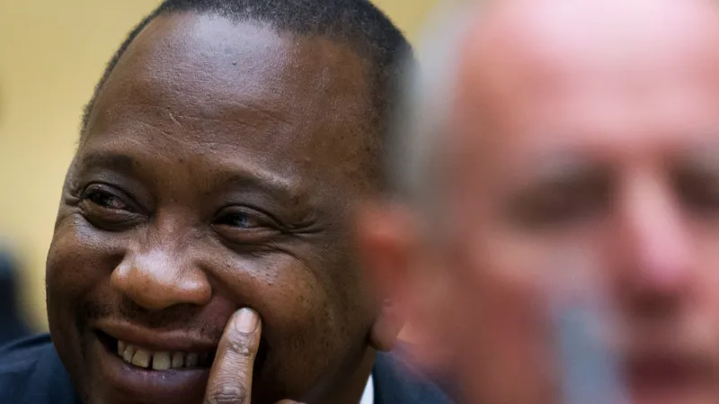 Uhuru Kenyatta před soudem v Haagu