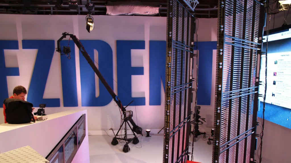 Volební studio ČT - sektor Nových médií