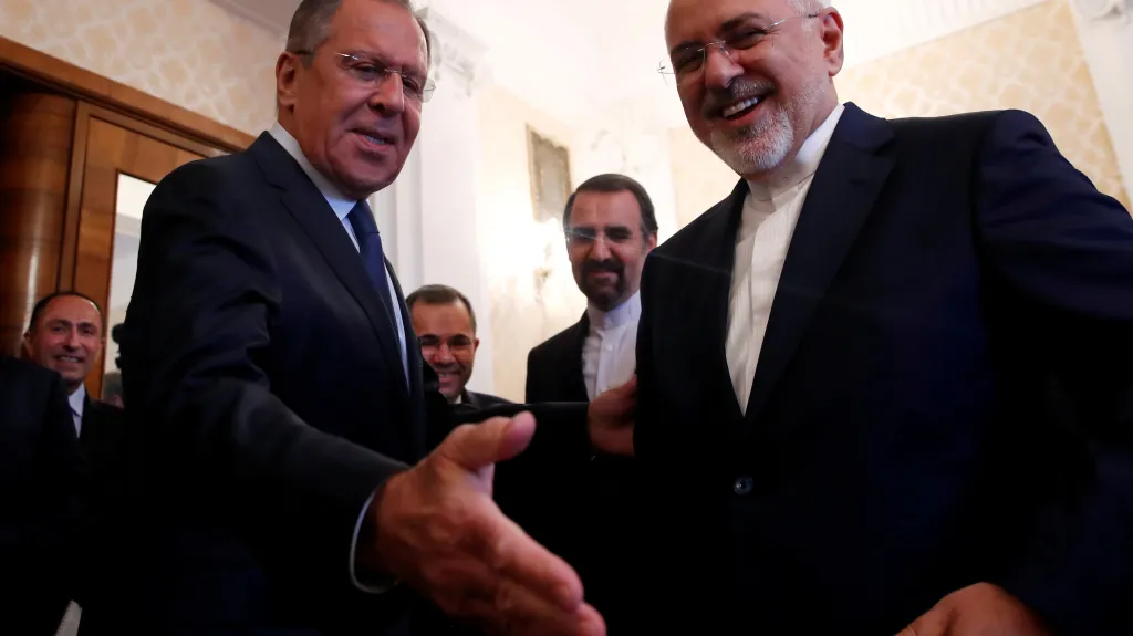 Sergej Lavrov a Mohammad Džavád Zaríf