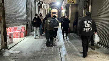 Zavřené obchody během protestů v Íránu