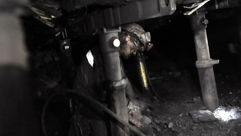 Horník v Dole Paskov