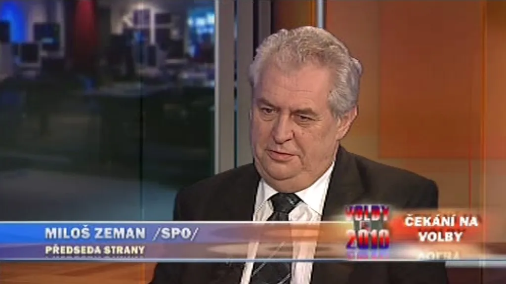 Miloš Zeman v OVM