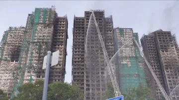 Události: Požár v Hongkongu