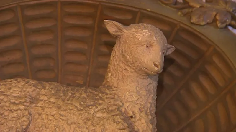 Beránek Boží z kostela v Dolním Hanychově